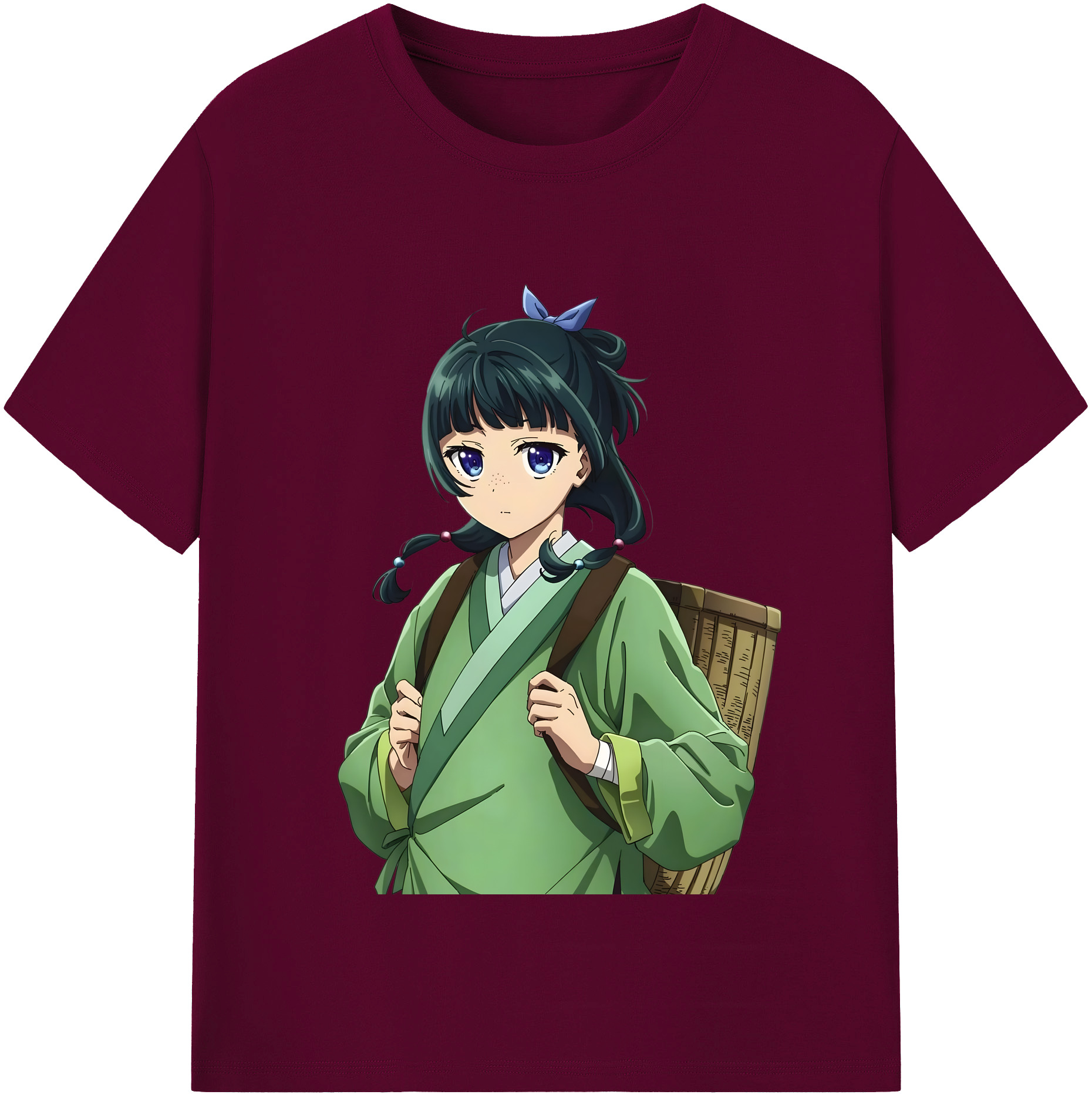 （画像用） 薬屋のひとりごと The Apothecary Diaries レディースカジュアルプリントTシャツ（綿100％）